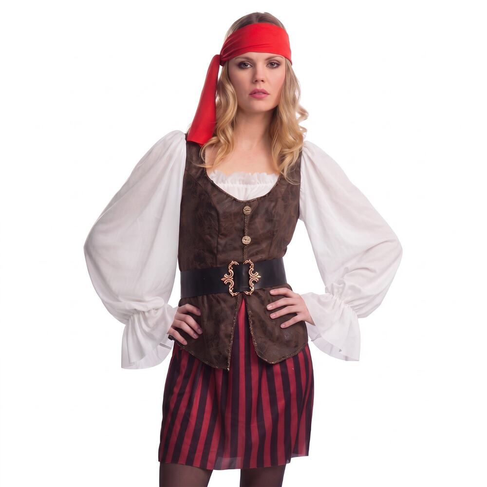 Totally Ghoul Pirate Lady Woman's Costume One Size Fits Most